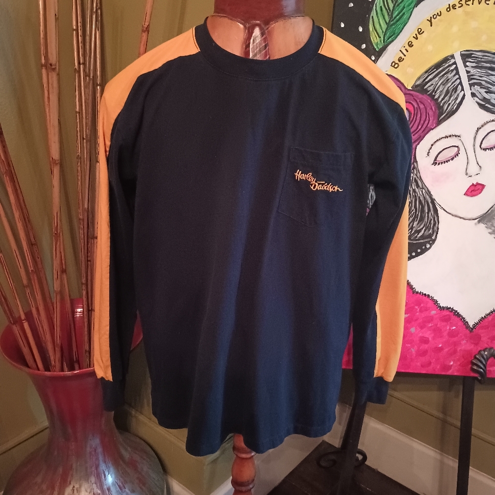 Men's long sleeve Harley Davidson jersey